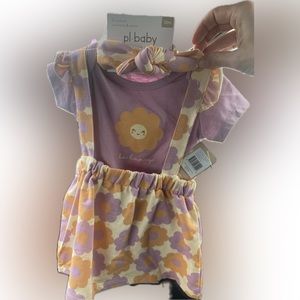 3 piece 12 month baby girl set
